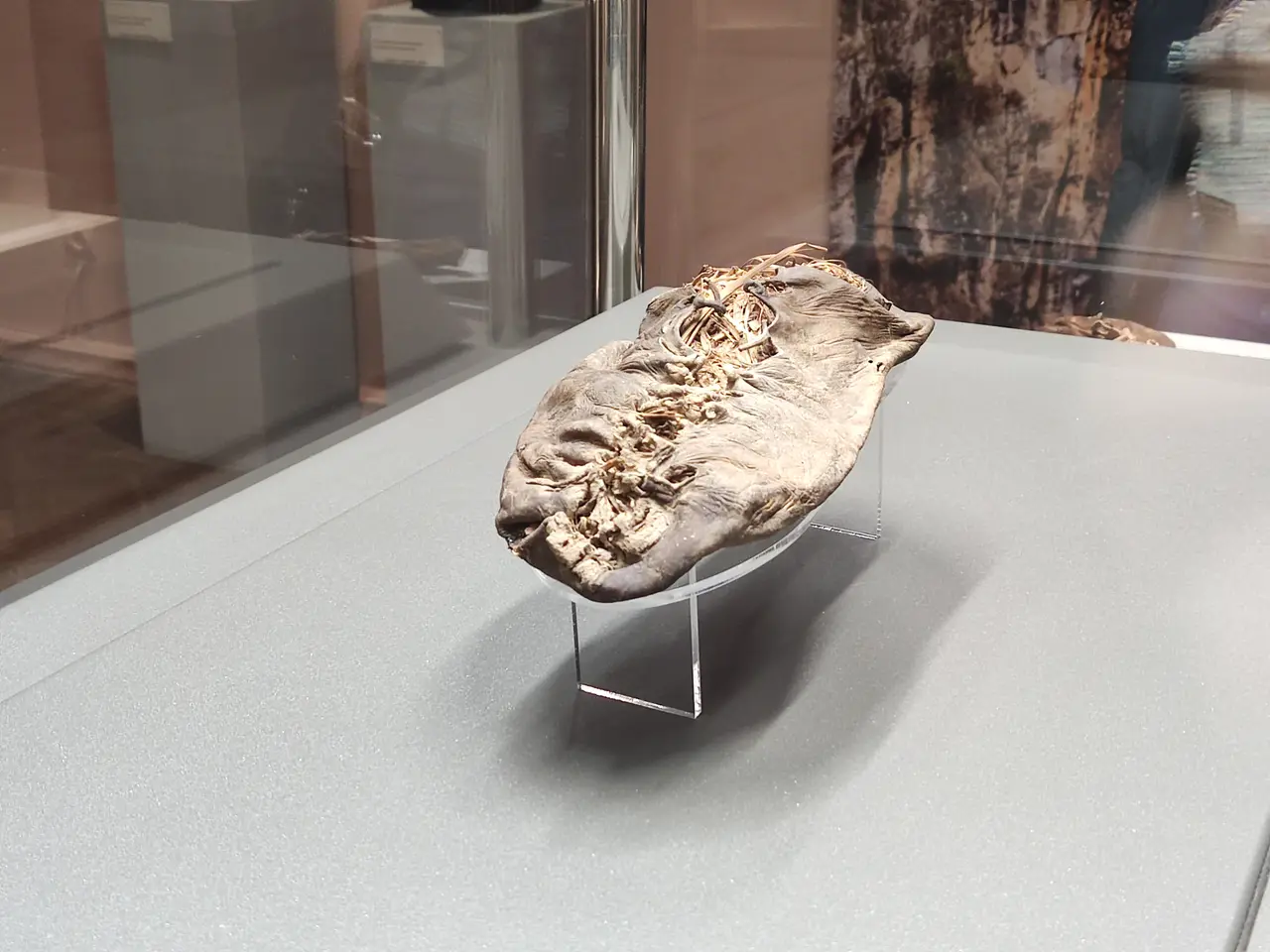 The 5,500-year-old Areni-1 leather shoe, the oldest known, found in the same cave as the winery
